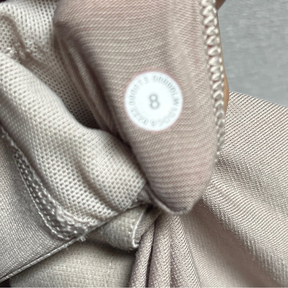 Lululemon Court Crush Dress White Sleeveless Tennis Skirt Skort Dress Sz 8/M - Picture 14 of 15